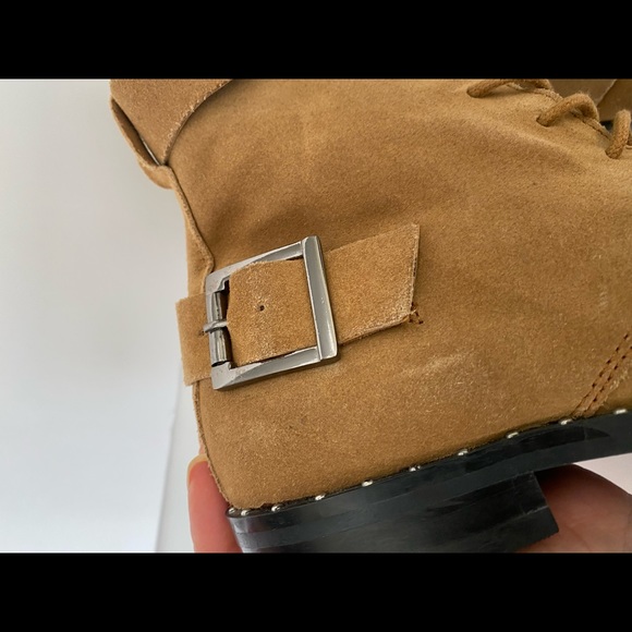 ASOS Arabelle lace-up buckle suede boots Size 5.5 - Picture 16 of 17